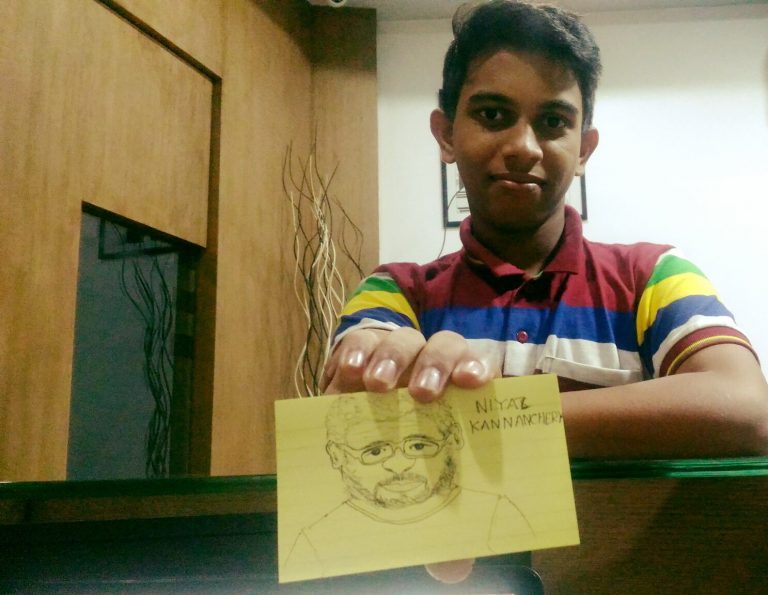 Niyaz Kannanchery drawn by Faseen Kannanchery